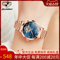 New Swiss Temperament Watch Lady Machinery Watch Nameplate Waterproof Niche Brands 2021 Womens Top