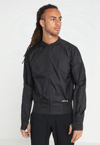 Spot Skins Bomber Run Mens outdoor fall ultra-light and thin anti-wind speed dry running black wind clothes