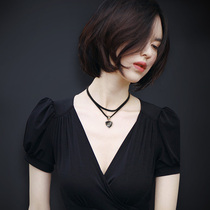 Necklace female tide net red clavicle chain 2021 new necklace neck jewelry neck strap air simple decorative collar