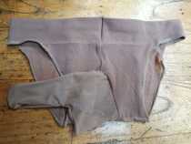 Crown special skin tone Mens belt jj set of eggs breifs transparent stockings shorts sexy underwear 2