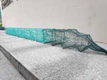 Boutique 4 m 17 knots with large frame small eye with netting tail Shrimp Cage River Shrimp Cage Green Shrimp Cage Mesh Cloth