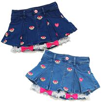 (spot)5% Japanese em earthmagic Children full embroidered pants skirt(30-134)