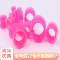 Silicone soft thick ear expansion pink trumpet ear expansion ear ear nail jewelry