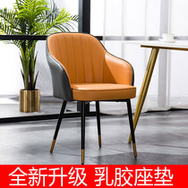 Nordic INS light luxury home dining chair rotating chair simple leisure chair manicure chair nail chair computer leather chair