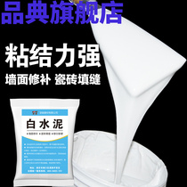 Quick-drying cement glue waterproof plugging white cement household caulking agent Quick-drying wall repair high-strength bathroom