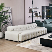 French high - end 3D fabric sofa designer fashion creative designer villa square straight - town Italian sofa