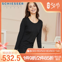 Shuja Warm Underwear Lady Autumn Winter New Lesel Sky Velvet 15053W Thin Autumn Clothes Autumn Pants Suit