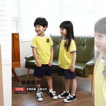 New Yinglun Aristocratic College Wind Children Summer Students School Uniforms Short Sleeve Banfu Performance Choral Suit