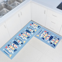 Kitchen Ground Mat anti-slip anti-oil home Carpet Absorbent Toilet Nordic Style Rub foot into the door cushion