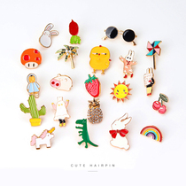 Chest buckle female Japanese cute anti-light pin ins tide personality cartoon corsage Joker accessories schoolbag badge