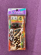 Sand and wheat SASAME Japanese original Imported Pickpocketing Fish String Hook with catfish string Everest One pack of 2 groups of 3 hooks