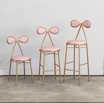 Nordic style modern minimalist personality girl nail dressing table bedroom restaurant shop bar bow chair