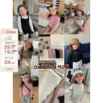 Red bean mother childrens clothing Meiyabi autumn girls bottoming shirt female baby long-sleeved t-shirt childrens autumn tops spring and autumn