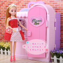 Lejier dream wardrobe Barbie Doll set Gift box Dollhouse dress up girl Birthday gift