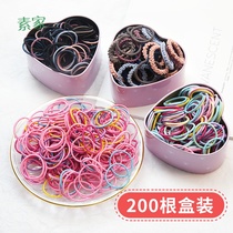 Baby tie hair rubber band does not hurt hair Childrens head rope hair ring High elastic simple basic girls rubber band headdress