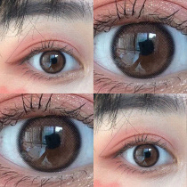  Official website contact lenses annual throw large diameter 14 5mm natural half-year throw female brown small black big Ai Mei JL
