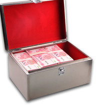 Stainless steel tool box portable box piggy storage box storage box box box box cash box seal