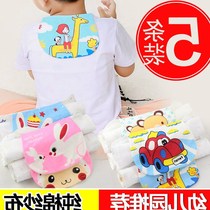5-pack baby children cotton gauze sweat towel baby big sweat towel kindergarten big child pad back towel