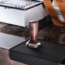 watchget coffee powder hammer Italian coffee machine walnut powder Press stainless steel base suitable for 58mm with vst