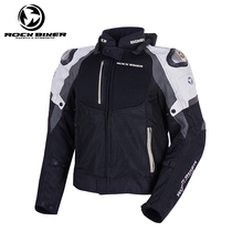  ROCK BIKER motorcycle riding suit summer mesh breathable male motorcycle anti-fall casual female safety handsome model