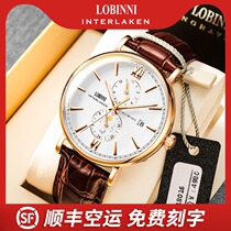 New brand Robinson Mens Watch Top Ten Famous Watch Large Dial Mechanical Watch World Famous Brand Ultra-thin Mens Watch