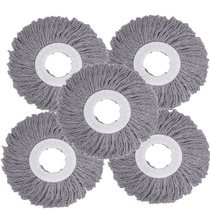 Pure Cotton Thread Swivel Mop Head Replacement Mound Headland Mop Head Accessories Cotton Thread Dust Pushhead Universal towel head