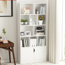 Bookcase holder solid wood students free combination bookcase simple modern childrens simple space-saving bookshelf landing