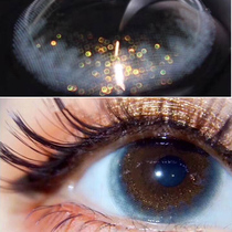 2 pieces of mixed-race large-diameter annual disposable color glasses light and thin invisible women Europe and the United States The Wizard of Oz Melofi