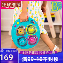 Billy B Toys music tablet children hand pat drum toy baby sound and light pat drum baby puzzle multi - function