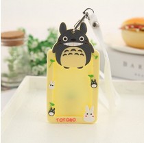 Korean cartoon halter neck bus card set Lanyard Student stationery certificate set Work card customization