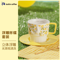 Rihappiness Coffee Flowers DOUBLE GLAZED GLASS CUP WITH STRAW WOMAN CUTE LARGE CAPACITY THERMAL INSULATION ANTI-BURN WATER CUP