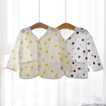 Baby cotton linen cardigan child cotton gauze coat baby polo coat foreign air-conditioning clothing light