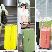 Geneva thick luggage star same square fat suitcase super large capacity trolley box candy color