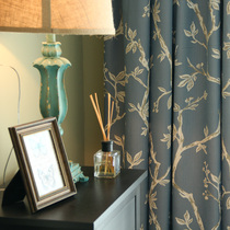 Siauliai custom Chenille curtains American European thickened shading Living room Bedroom bay window