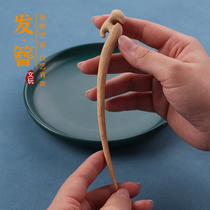 Fu Yunchang India Old Mountain Honolulu Sandalwood Hair Hairpin Hairpin Hairpin Hair Hairpin Send Girlfriend Gift Wood Hairpin Hair Accessories