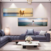 Modern light and extravagant decorative painting living room banner sofa background wall painting crystal porcelain painting bedroom warm bedside painting hanging painting