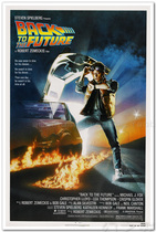 回到未来 动画电影海报 原版授权 艺术电影 装饰画