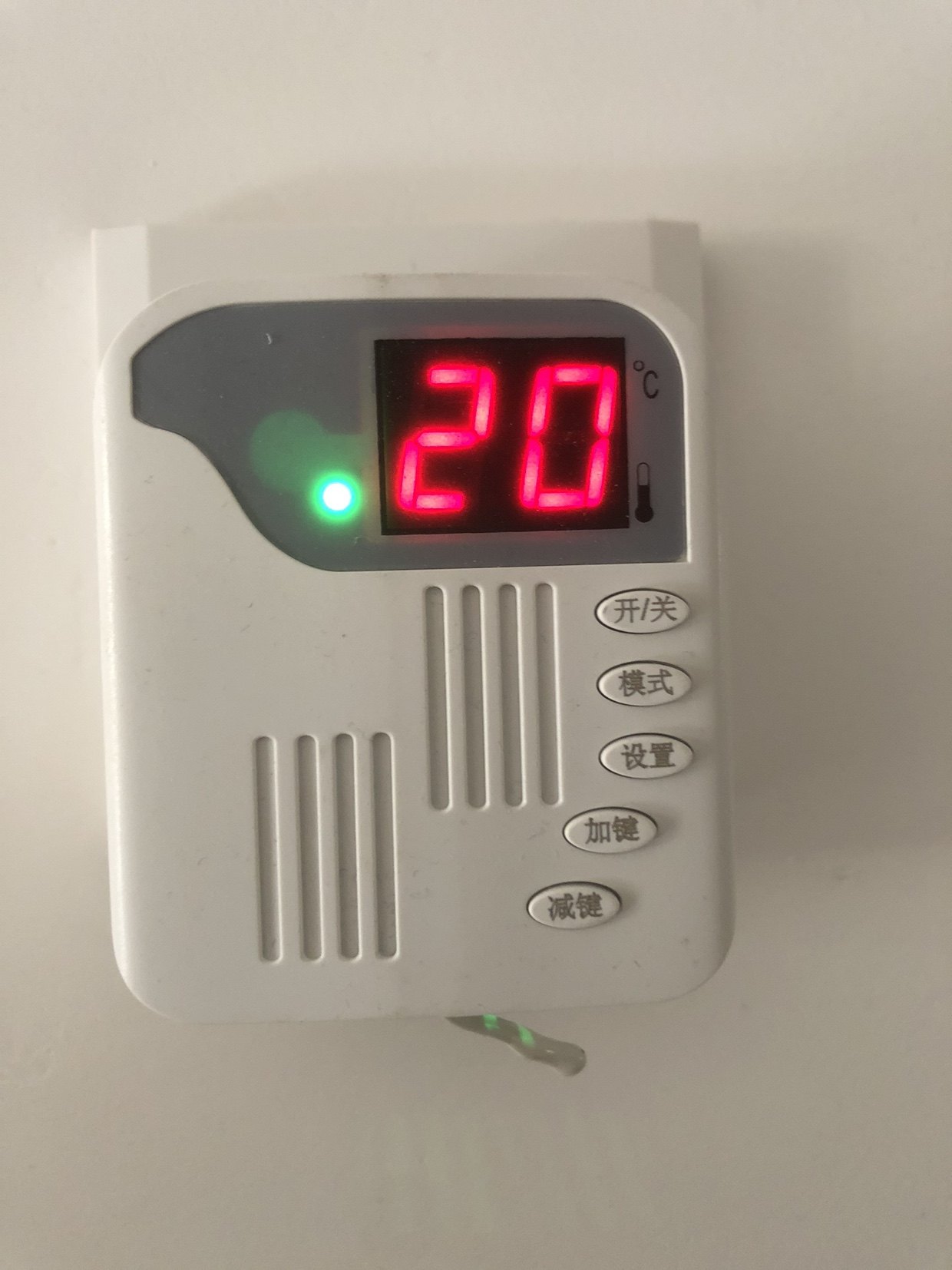 10A electric heater wall heating external temperature controller recommended below 2000W