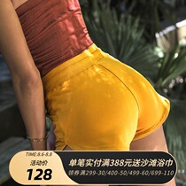 La Nikar sports shorts womens anti-walking outdoor leisure running quick-drying training fitness yoga pants to wear outside