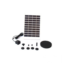 Belt Floating Disc Direct Current Water Pump 10V5W Solar Submersible Pump Fake Mountain Flowing Water Solar Fountain Low Pressure Pump