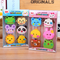 Cute Creative Cake Styling Zoo Eraswipe Cartoon Learning Elementary School Students Children Prize Gift Stationery