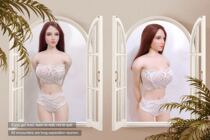 Spot 1:6 female soldiers white lace underwear underwear suitable for PH UD JO glue-coated plain body Suitable for PH UD JO glue-coated plain body Suitable for PH UD JO glue-coated plain body