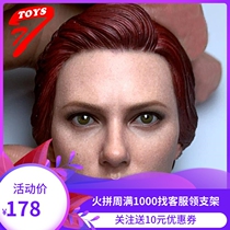 TTTOYS1 6 female soldiers black widow 7 0 head sculptures Scarlett Johnson oligarch female head sculpted spot
