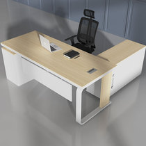 Guangzhou Office Furniture Manager Desk Chair Composition Competent Desk Modern Boss Desk Big Bandae 1 8 m