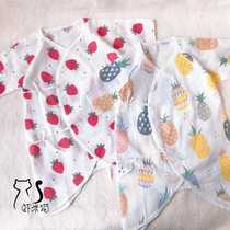 Shrimp Rice Cat Combed Yarn Infant Butterfly Clothing Newborn Ultra Slim Pyjamas Baby Sleeping Bag Anti Kick Slate