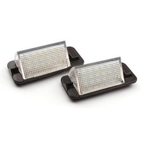 Suitable for BMW E36 (92-98) 18led license plate light license plate light modified light white light black frame 2