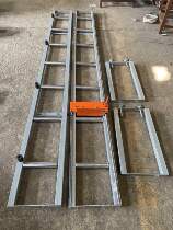 Aluminum alloy feeding frame 45 aluminum cutting machine positioning feeding frame Aluminum drum frame Aluminum boundary machine feeding frame Cutting frame