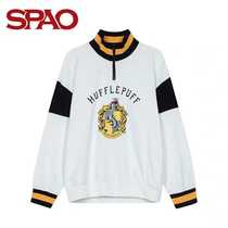 SPAO Harry Potter Co-name Couples High Neck Zipper Color Sweatshirt 2019 Autumn Winter New SPMW949D22