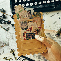 Judy handmade account accessories DIY album storage bag Business card card bill storage bag