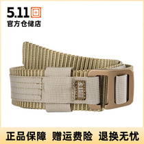  5 11 new quick-release double-layer nylon metal buckle belt 511 belt elastic drop belt 59539